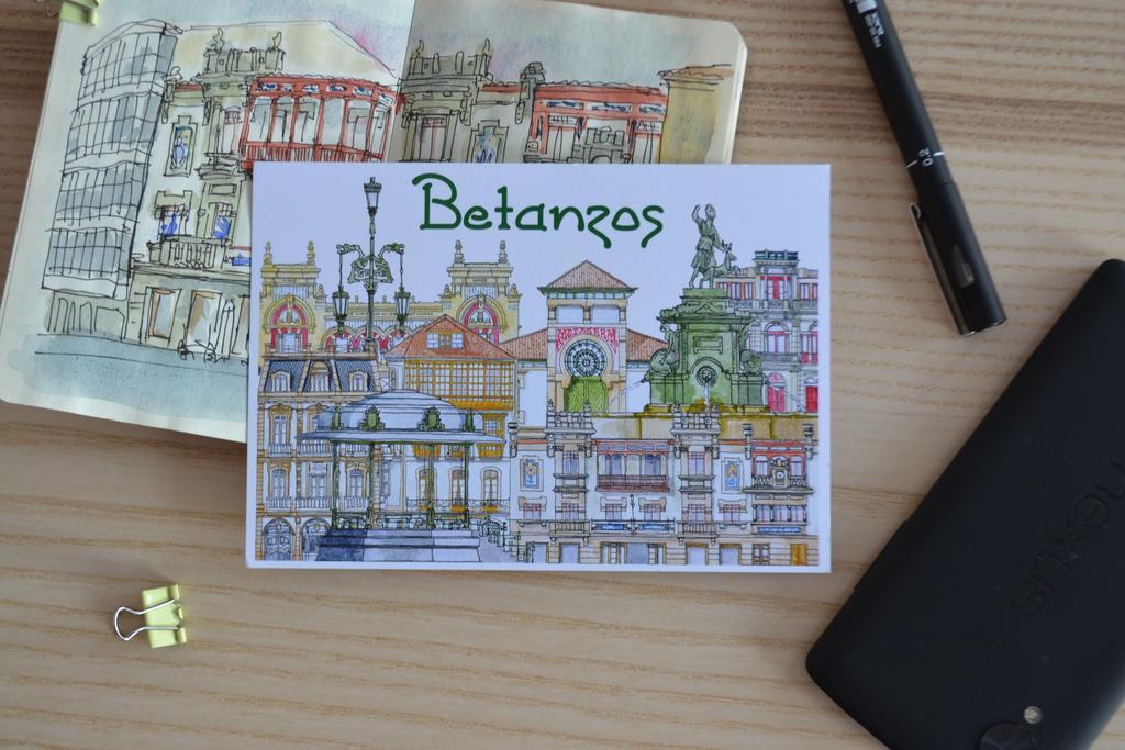 Hotel Garelos Betanzos Bagian luar foto